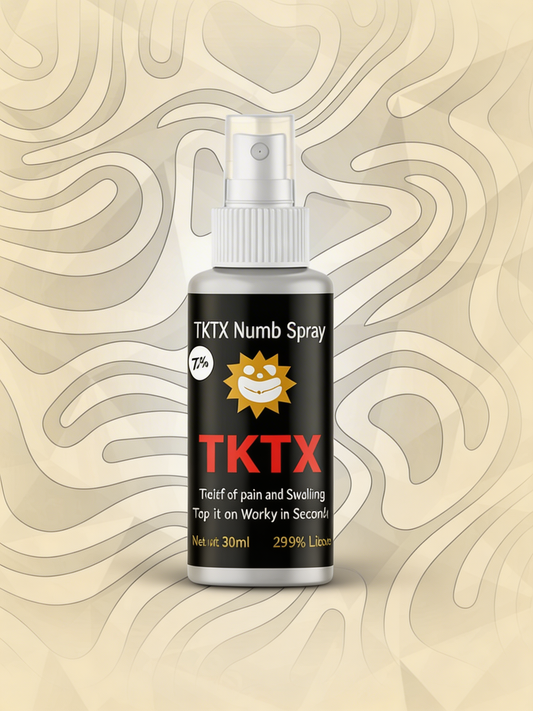 TKTX Numb Spray – Tijdens de Sessie