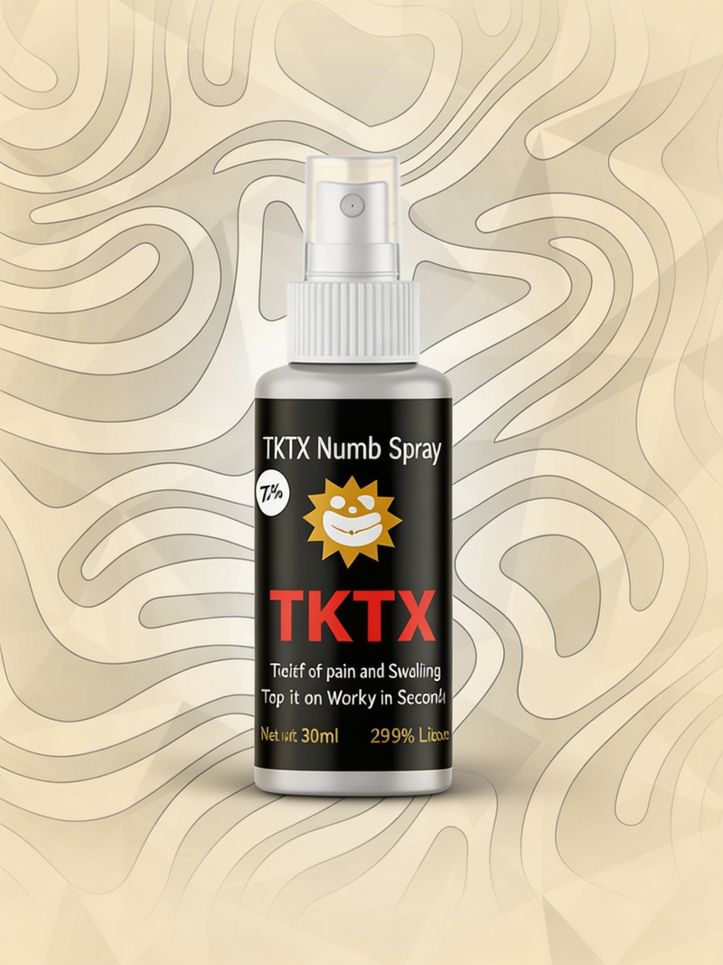 TKTX Numb Spray – Tijdens de Sessie